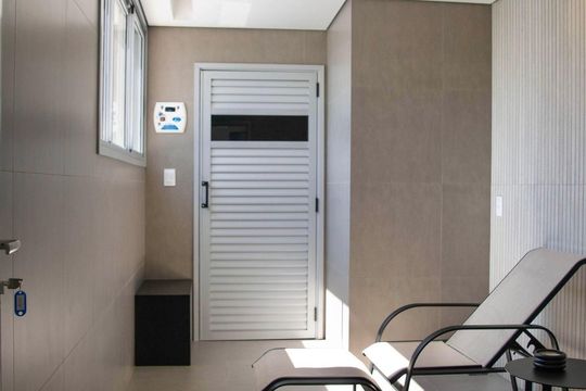 Área Comum - Sauna  de apartamento para alugar com 1 quarto, 40m² em Barro Preto, Belo Horizonte