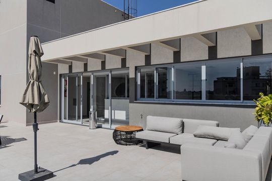 Área comum de kitnet/studio para alugar com 1 quarto, 40m² em Barro Preto, Belo Horizonte