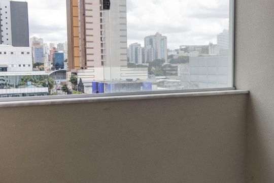 Varanda de kitnet/studio para alugar com 1 quarto, 40m² em Barro Preto, Belo Horizonte
