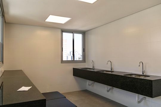 Área comum de apartamento para alugar com 1 quarto, 40m² em Barro Preto, Belo Horizonte