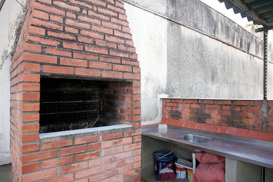 Área Comum - Terraço Churrasqueira de apartamento à venda com 3 quartos, 106m² em Centro Histórico, Porto Alegre