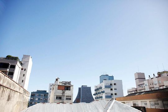 Área Comum - Terraço Vista de apartamento à venda com 3 quartos, 106m² em Centro Histórico, Porto Alegre