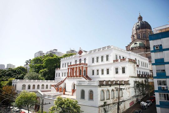 Área Comum - Terraço Vista de apartamento à venda com 3 quartos, 106m² em Centro Histórico, Porto Alegre