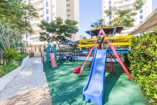 Área comum - Playground de apartamento à venda com 2 quartos, 98m² em Tamboré, Santana de Parnaíba