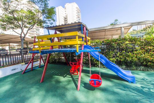 Área comum - Playground de apartamento à venda com 2 quartos, 98m² em Tamboré, Santana de Parnaíba