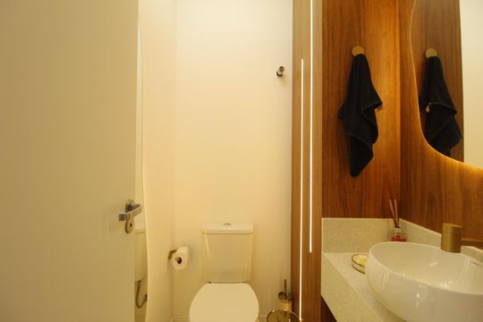 Lavabo de apartamento à venda com 1 quarto, 56m² em Jardim São Pedro, Porto Alegre