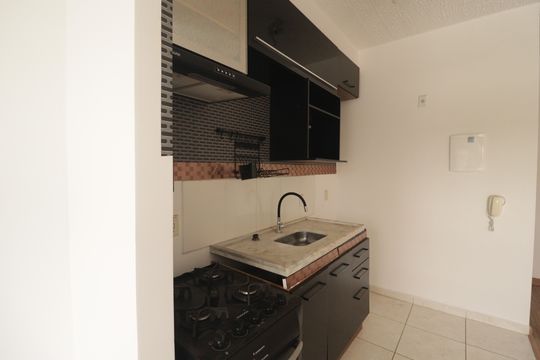 Cozinha de apartamento à venda com 2 quartos, 45m² em Cidade Nova, Jundiaí