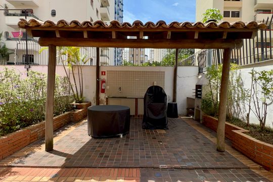 Churrasqueira de apartamento à venda com 1 quarto, 156m² em Jardins, São Paulo