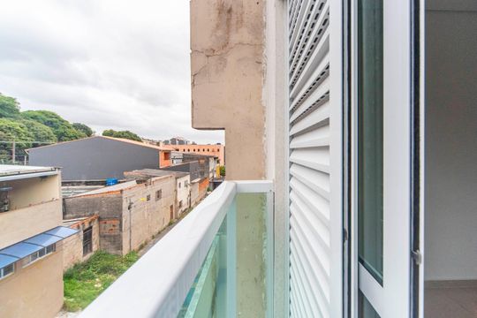 Sacada do Quarto 2 de apartamento à venda com 2 quartos, 86m² em Vila Linda, Santo André