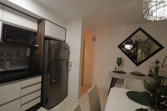 Cozinha de apartamento à venda com 3 quartos, 72m² em Jardim Maria de Fatima, Várzea Paulista
