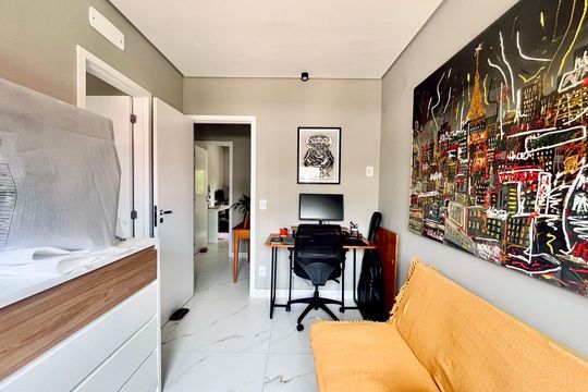Suíte 2 de casa de condomínio à venda com 2 quartos, 85m² em Parque Taquaral, Campinas