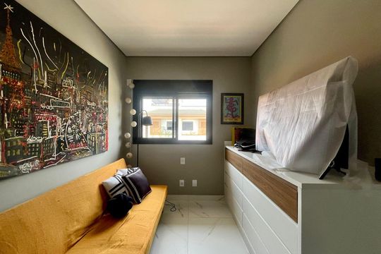 Suíte 2 de casa de condomínio à venda com 2 quartos, 85m² em Parque Taquaral, Campinas