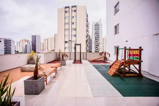 Área comum - Playground de kitnet/studio para alugar com 1 quarto, 26m² em Vila da Saúde, São Paulo