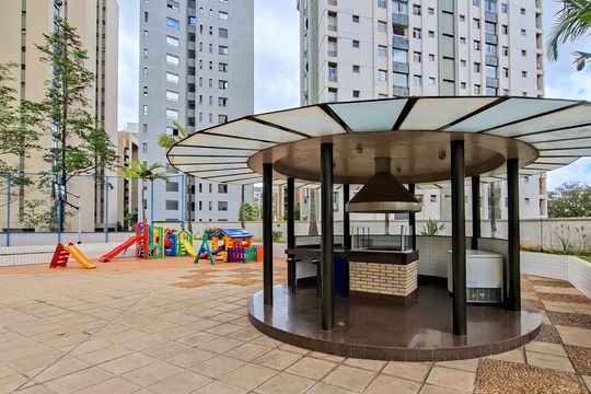Área comum - Churrasqueira de apartamento à venda com 3 quartos, 116m² em Savassi, Belo Horizonte