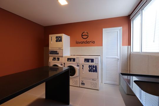 Área Comum - Lavanderia de apartamento para alugar com 2 quartos, 35m² em Santa Maria, Santo André