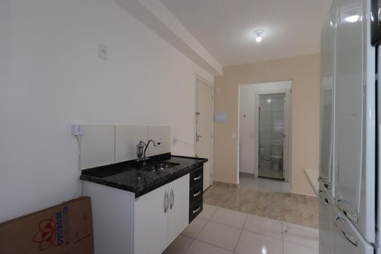 Cozinha de apartamento para alugar com 2 quartos, 35m² em Santa Maria, Santo André