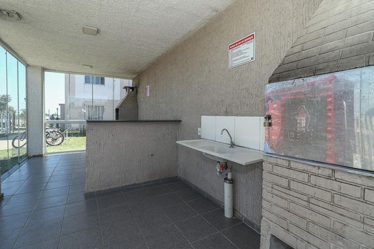 Área comum - Churrasqueira de apartamento à venda com 2 quartos, 42m² em Rubem Berta, Porto Alegre