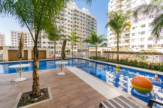 Área comum - Piscina de apartamento à venda com 3 quartos, 85m² em Penha, Rio de Janeiro