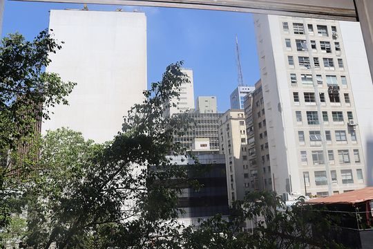 Vista do Quarto de kitnet/studio à venda com 1 quarto, 37m² em Consolação, São Paulo