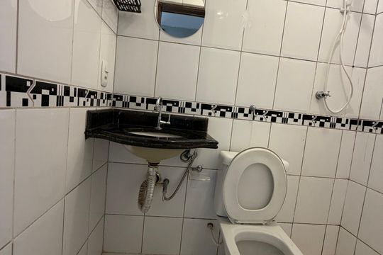 Banheiro Social de apartamento para alugar com 2 quartos, 67m² em Taguatinga, Brasília