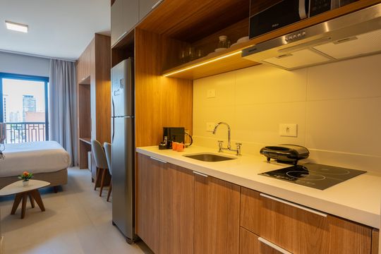 Studio de kitnet/studio para alugar com 1 quarto, 27m² em Perdizes, São Paulo