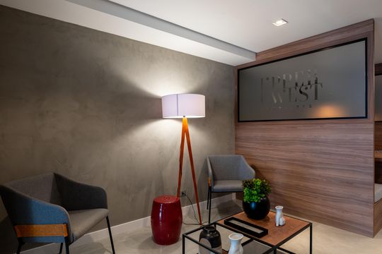 Área comum de kitnet/studio para alugar com 1 quarto, 27m² em Perdizes, São Paulo