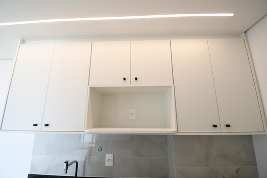 Cozinha de apartamento para alugar com 1 quarto, 57m² em Centro, Campinas