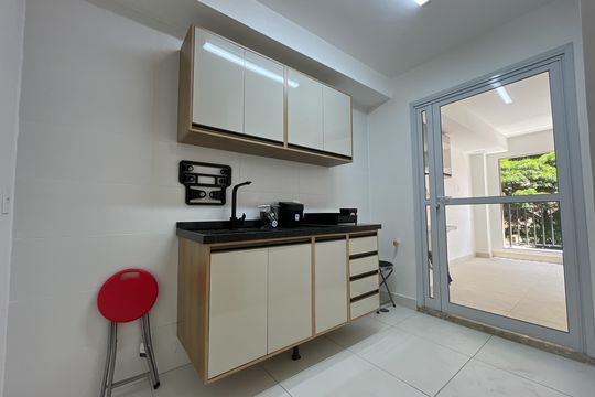 Cozinha de apartamento para alugar com 2 quartos, 67m² em Vila Primavera, São Paulo