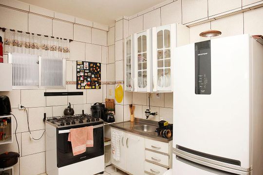 Cozinha de apartamento à venda com 3 quartos, 100m² em Cidade Baixa, Porto Alegre