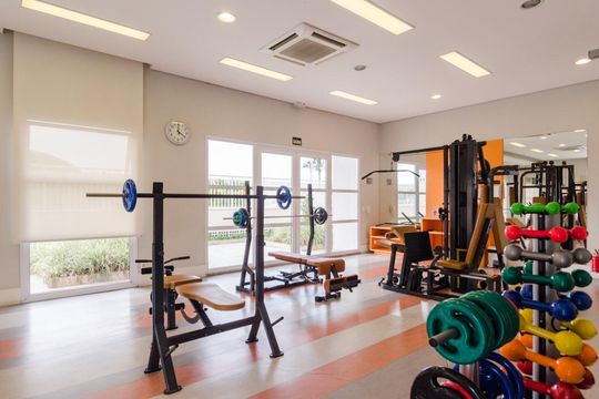 Área comum - Academia de apartamento à venda com 3 quartos, 128m² em Campestre, Santo André