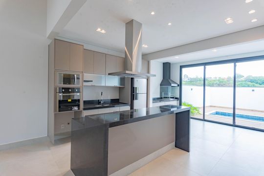 Cozinha de casa de condomínio à venda com 3 quartos, 300m² em Jardim America Ii, Campinas