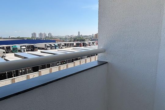 Varanda da Sala de apartamento para alugar com 2 quartos, 46m² em Jardim California, Jacareí