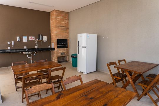 Área comum - Churrasqueira de apartamento para alugar com 2 quartos, 46m² em Jardim California, Jacareí