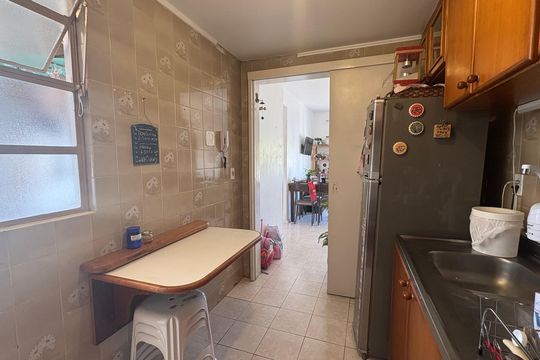Cozinha de apartamento à venda com 2 quartos, 59m² em Pátria Nova, Novo Hamburgo
