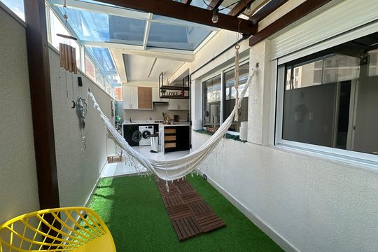 Varanda de apartamento à venda com 2 quartos, 61m² em Alphaville Empresarial, Barueri