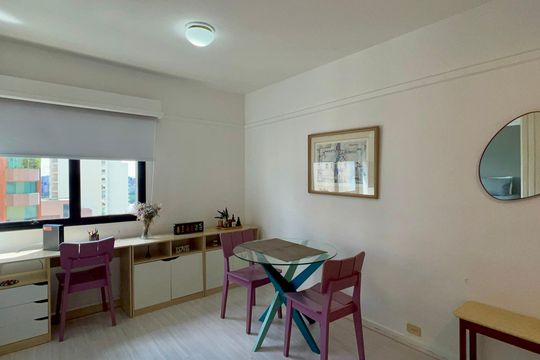 Sala de kitnet/studio à venda com 1 quarto, 36m² em Jardim Paulista, São Paulo