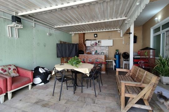 Área gourmet de casa de condomínio para alugar com 3 quartos, 198m² em Tanque, Rio de Janeiro