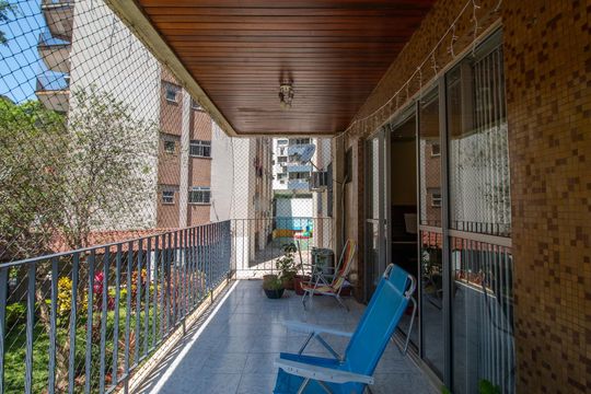 Sala Varanda de apartamento para alugar com 3 quartos, 110m² em Tijuca, Rio de Janeiro