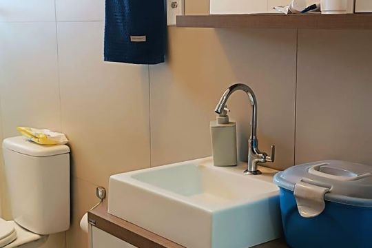 Banheiro de casa à venda com 2 quartos, 94m² em Bela Vista, Alvorada