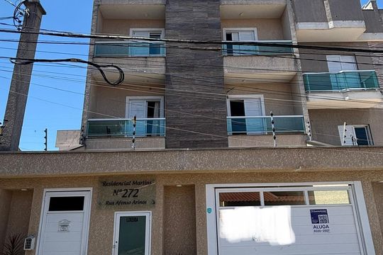 Fachada de apartamento à venda com 2 quartos, 112m² em Vila Tibiriçá, Santo André