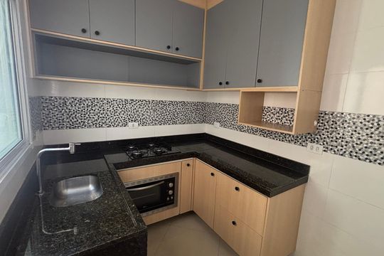 Cozinha de apartamento à venda com 2 quartos, 112m² em Vila Tibiriçá, Santo André