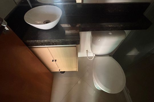 Cobertura - Banheiro de apartamento à venda com 2 quartos, 112m² em Vila Tibiriçá, Santo André