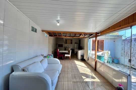 Área gourmet de casa à venda com 2 quartos, 59m² em Arroio da Manteiga, São Leopoldo