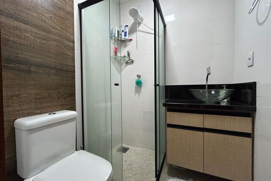 Banheiro de casa à venda com 2 quartos, 59m² em Arroio da Manteiga, São Leopoldo
