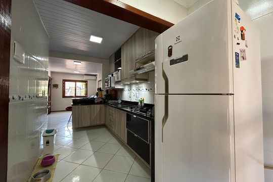 Cozinha de casa à venda com 2 quartos, 59m² em Arroio da Manteiga, São Leopoldo