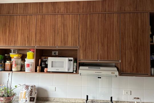 Área de serviço de apartamento à venda com 3 quartos, 91m² em Vila Santa Teresa, Santo André