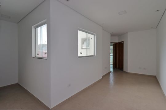 Sala de apartamento à venda com 2 quartos, 84m² em Vila Linda, Santo André