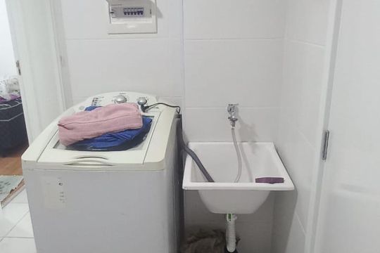 Área de serviço de apartamento para alugar com 2 quartos, 33m² em Vila Nova Curuca, São Paulo