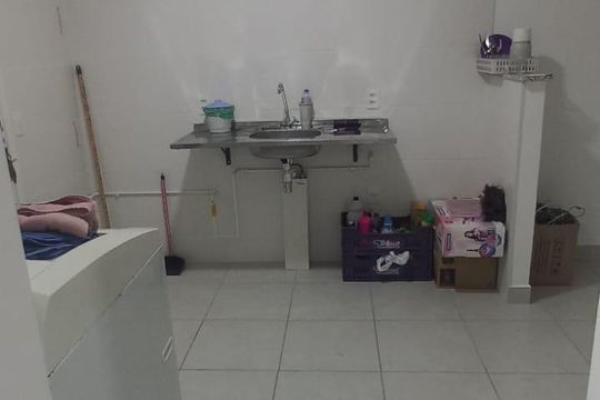 Cozinha de apartamento para alugar com 2 quartos, 33m² em Vila Nova Curuca, São Paulo