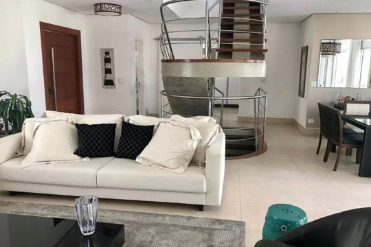 Foto 02 de casa de condomínio à venda com 6 quartos, 436m² em Brooklin, São Paulo